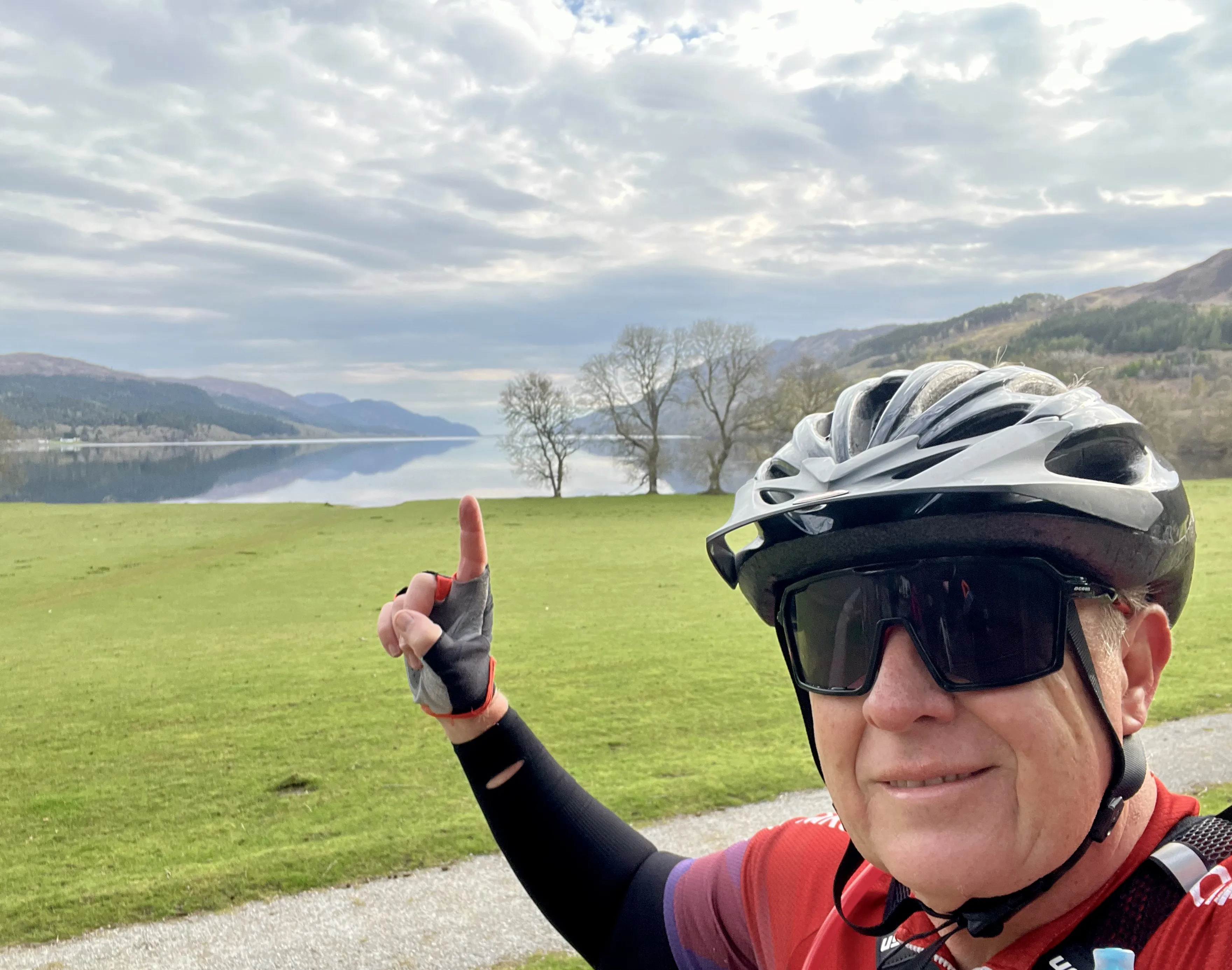 Loch Ness after the completed Etape ride